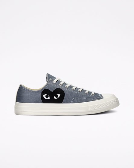 Pánské Boty Nízké Converse x Comme des Garçons PLAY Chuck 70 Šedé Černé | CZ GLST80